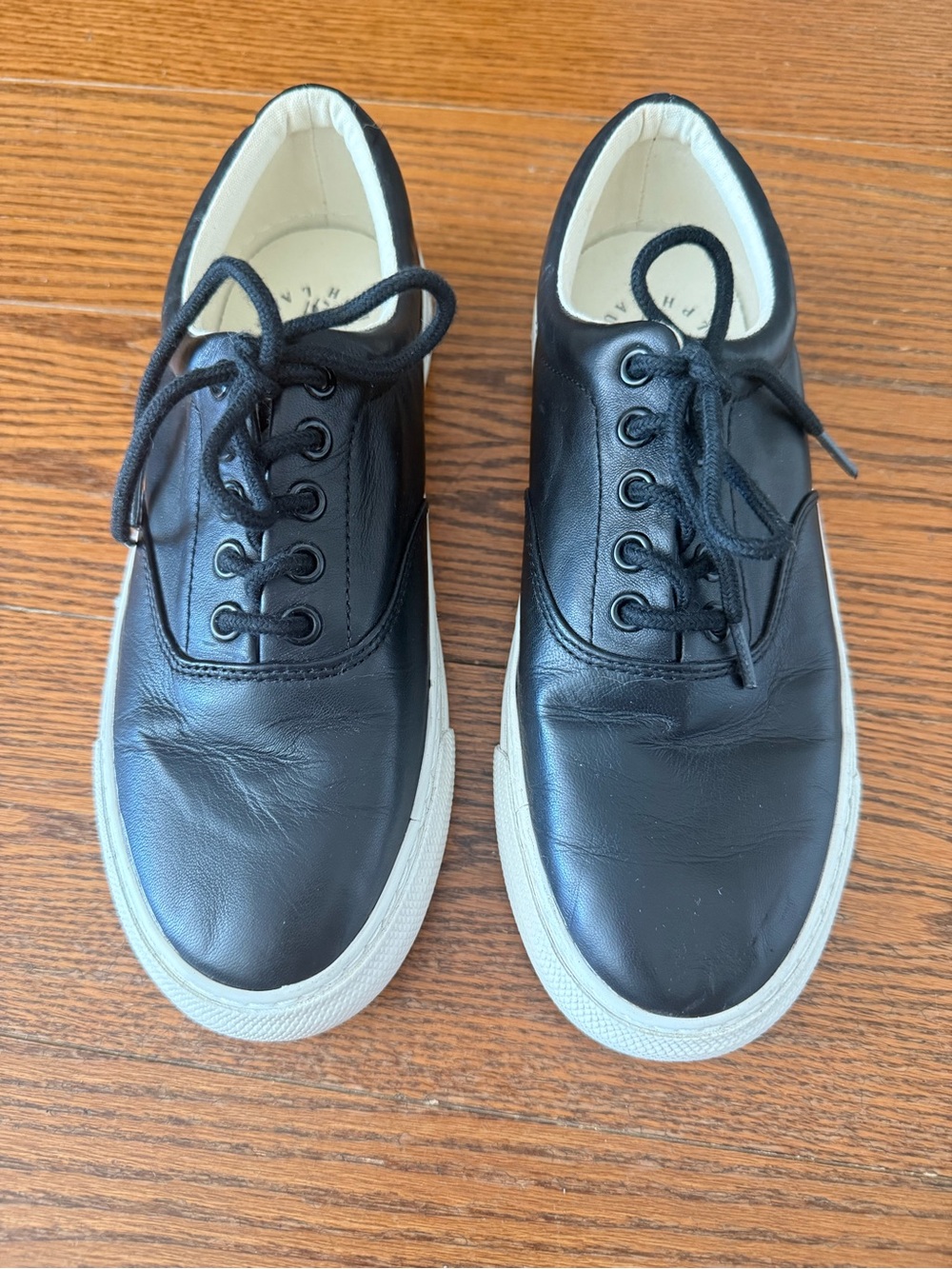 Polo by Ralph Lauren Black Leather  Sneaker